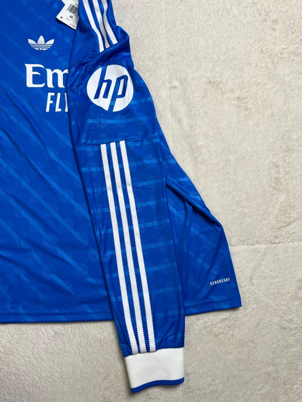 NWT New Adidas Trefoil Real Madrid 3rd Alternate Blue Soccer Jersey 25/26 Mens M - Picture 5 of 12